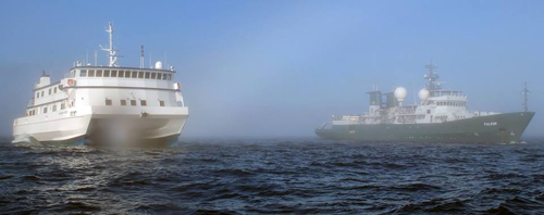 R/V Western Flyer and R/V Falkor