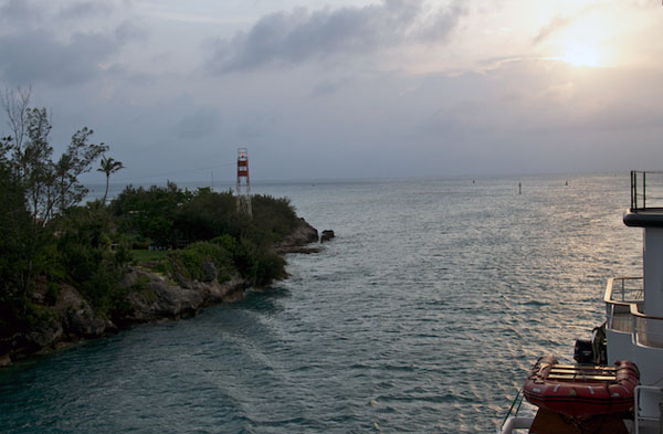 Lone Ranger passes through Town Cut into St. George’s Harbor.