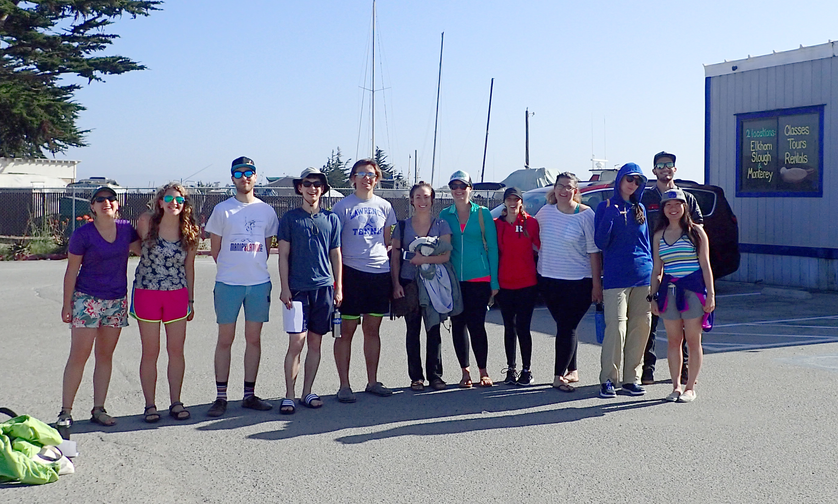 Left to right: Rachel, Ellie, Pierre, Nathan, David, Danielle, Megan, Ash, Victoria, Alia, Beverly, Diego