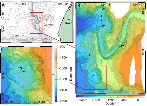 bathymetry map