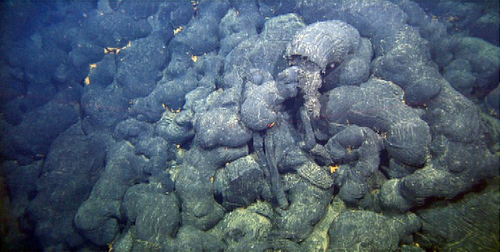 lava pillow that broke open