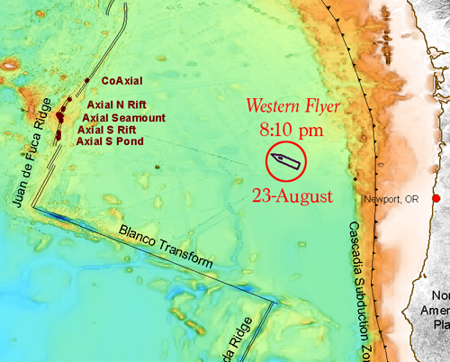 Map - halfway to Axial Volcano