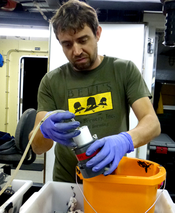 processing mud samples