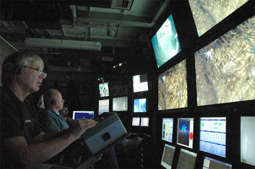 Barry in control room