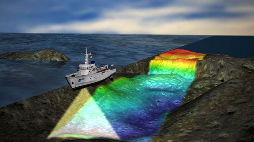Sonar displays on the ship’s bridge are monitored for vessel traffic. In our remote location, we haven’t encountered other ships until today when a car carrier passed by. Photo: Debbie Nail Meyer