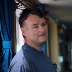 Master Ian Young Ian has been at MBARI since 1999 and has served as master (or captain) of both the R/V Point Lobos and the R/V Western Flyer. He grew up on the water on Cape Cod and sailed through his first hurricane at the age of 16 on a 51-foot aluminum sloop. Ian graduated from the Merchant Marine Academy in Kings Point, New York. He works hard to ensure science missions are safe and successful.