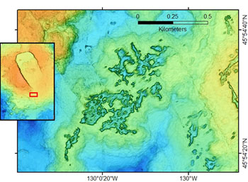 bathymetric map