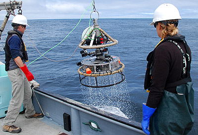Recovering frame carrying a SeeStar system