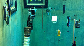 pH probes in MBARI test tank