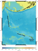 Map of Hawaiian-Emperor Seamount Chain. Map © 2004 MBARI