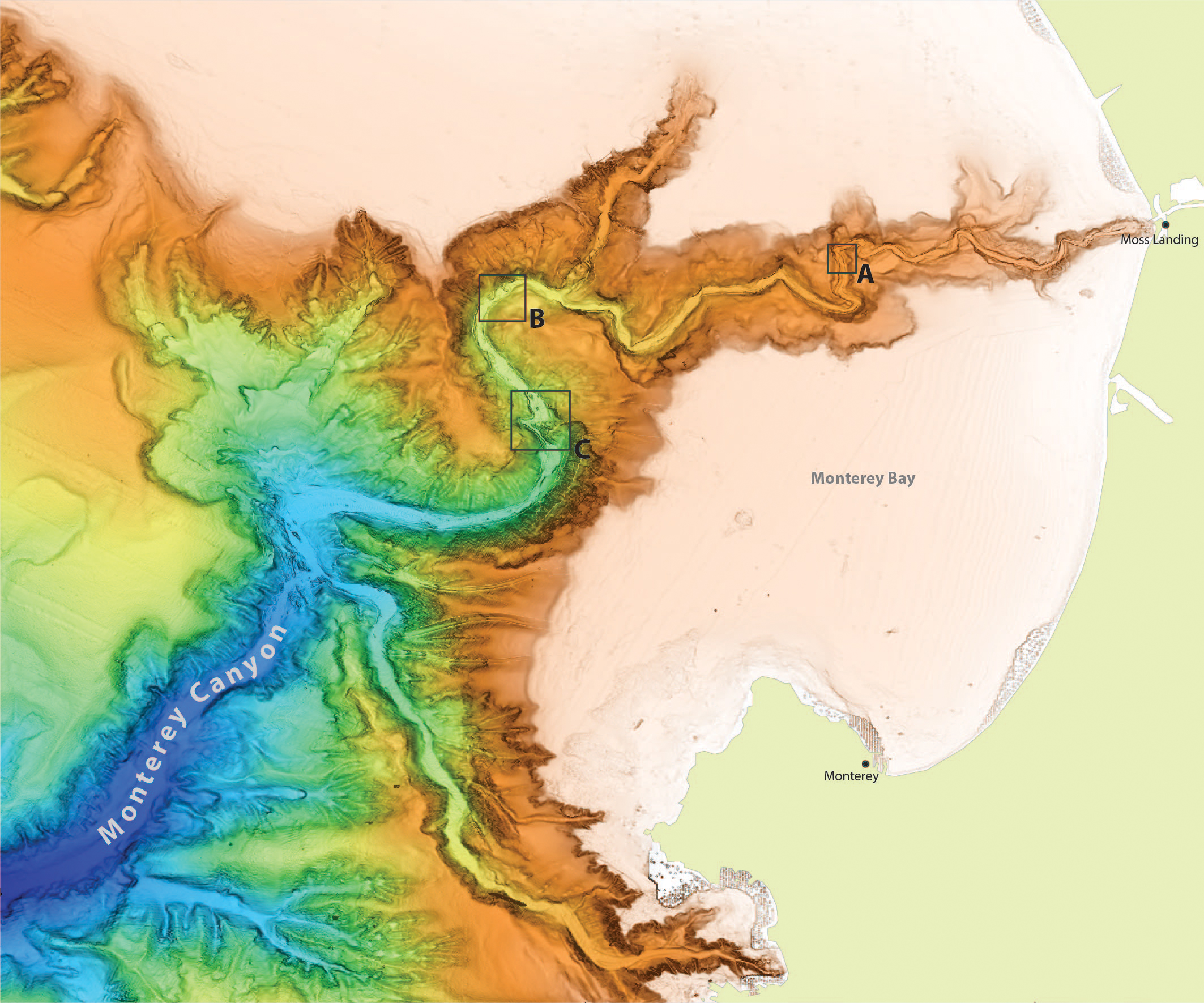 Monterey Canyon Stunning Deep Sea Topography Revealed Mbari