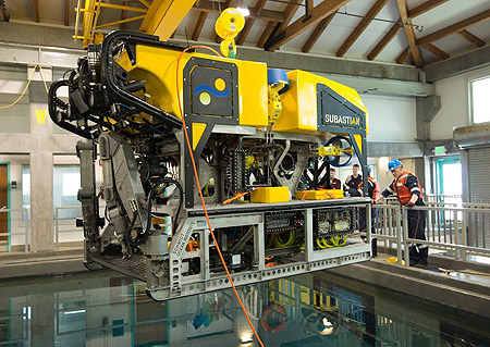 ROV SuBastian in MBARI's test tank