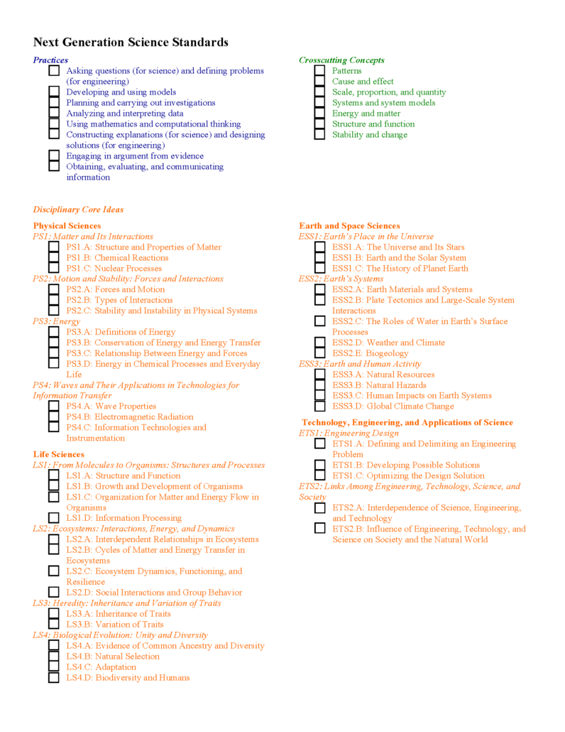 NGSS_checklist