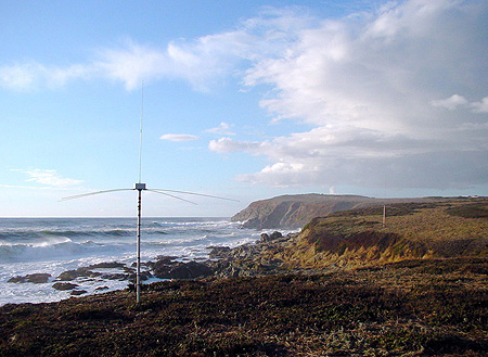 A CeNCOOS ocean-current monitoring station on the Central California coast.