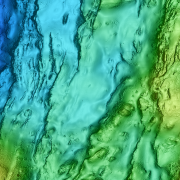 Map of mid-ocean ridge