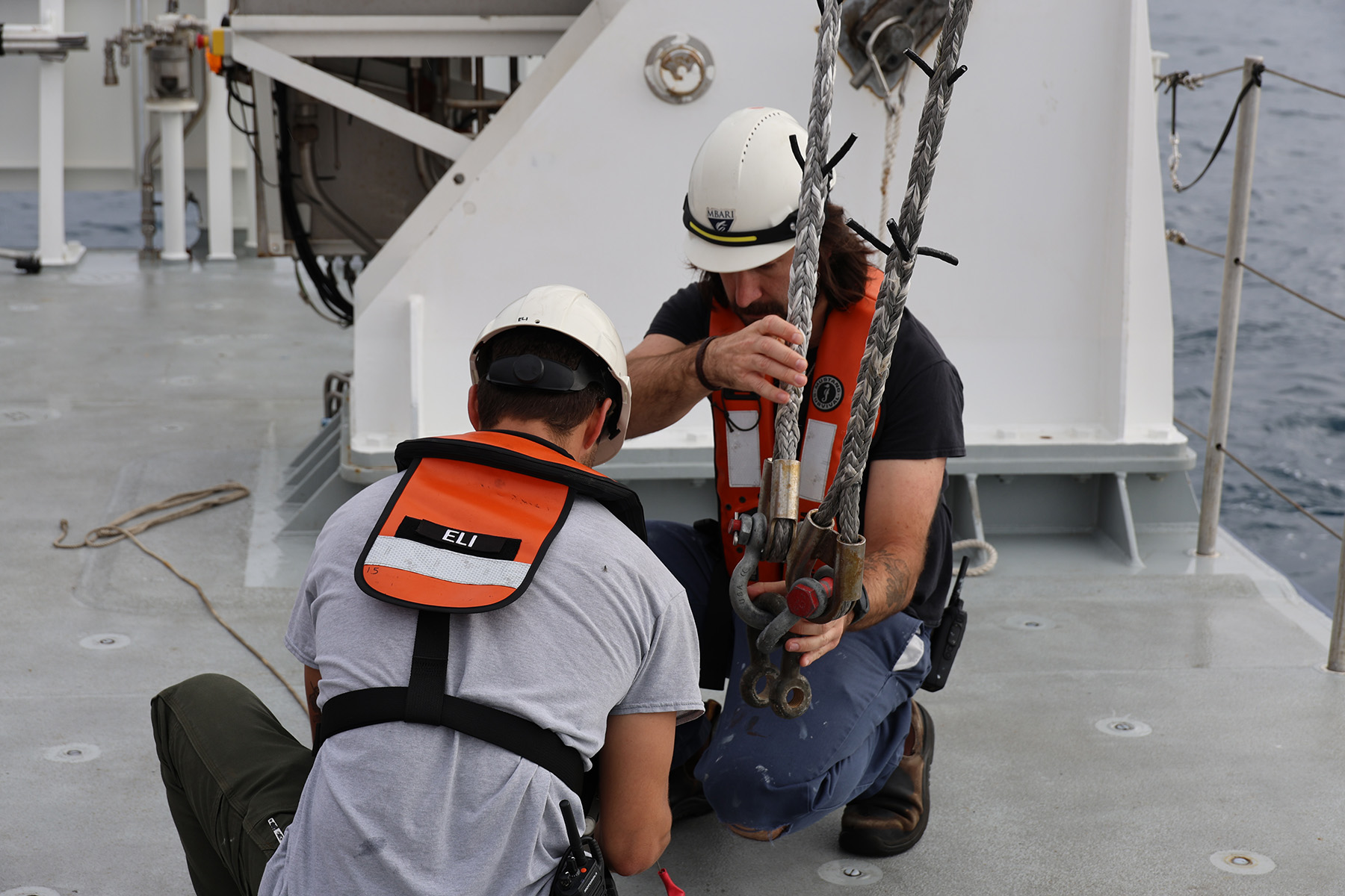 A collective effort: Getting ready to chase marine snow
