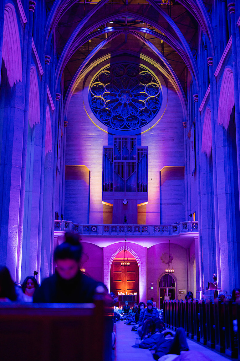 MBARI and Grace Cathedral partner on sound bath showcasing the ocean soundscape • MBARI