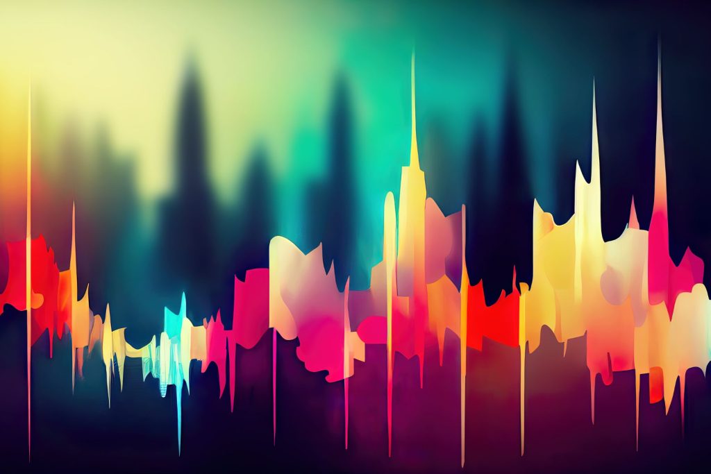 Abstract spectrogram