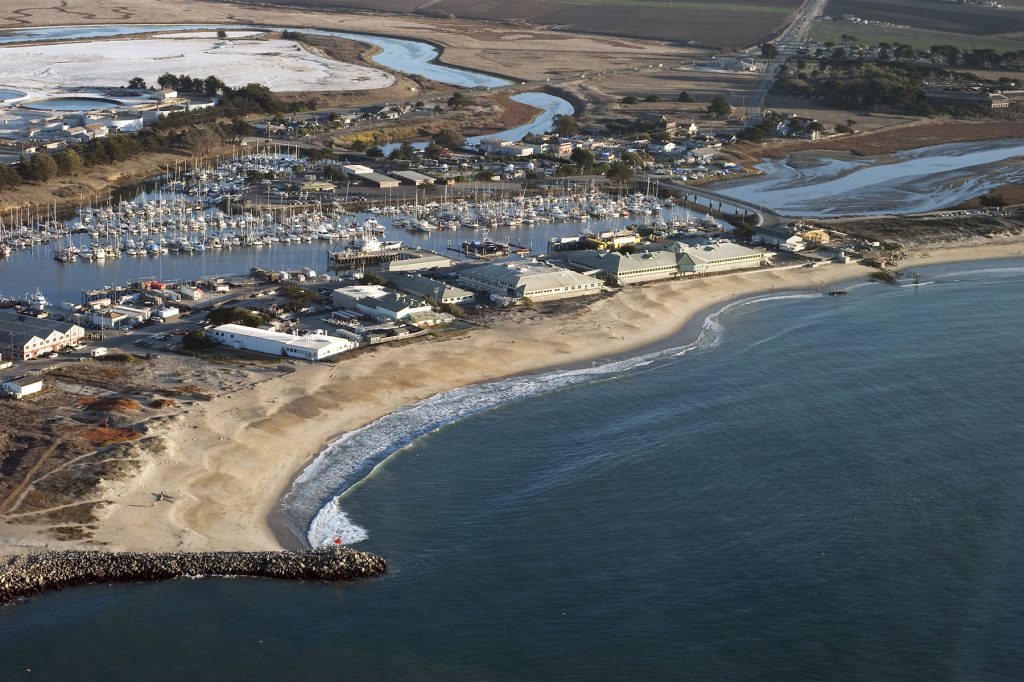 Aerial photo of MBARI and surroundings.